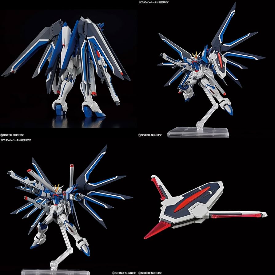 BANDAI - マイティーストライクフリーダム 、イモータルジャスティス、ライジングフリーダム Amazon.co.jp: 2種セット【HG】 機動戦士 SEED FREEDOM